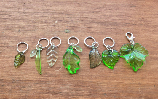 Stitch Marker-Leaves