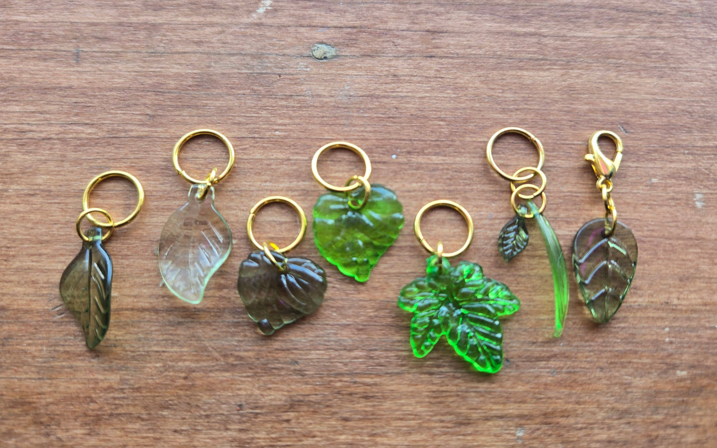 Stitch Marker-Leaves