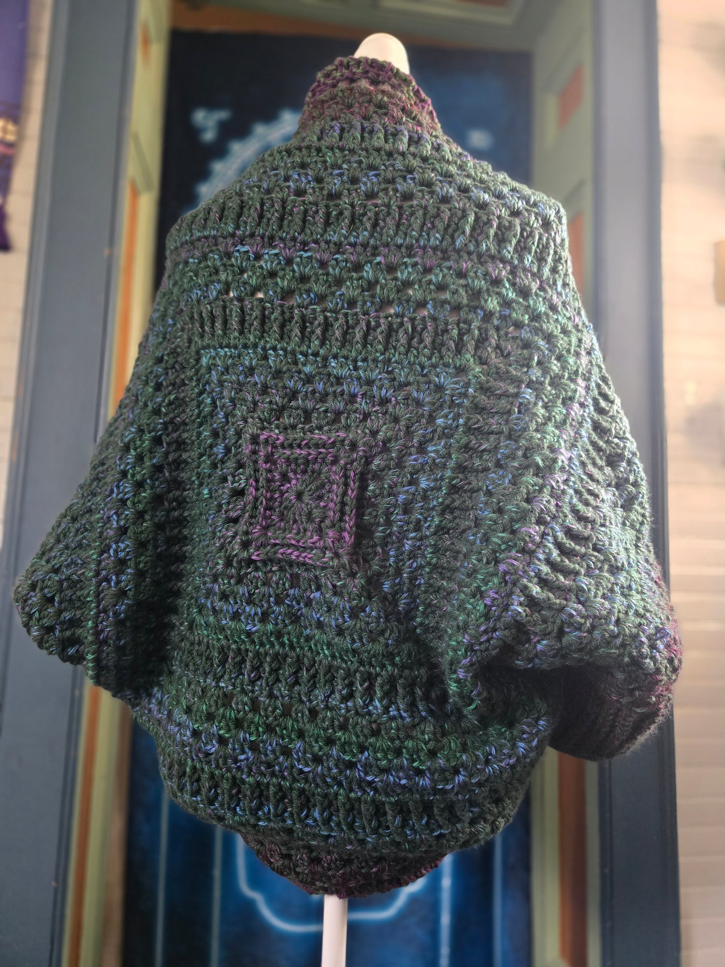 Crochet Cardigan - Dead Nettle - Ready to Ship