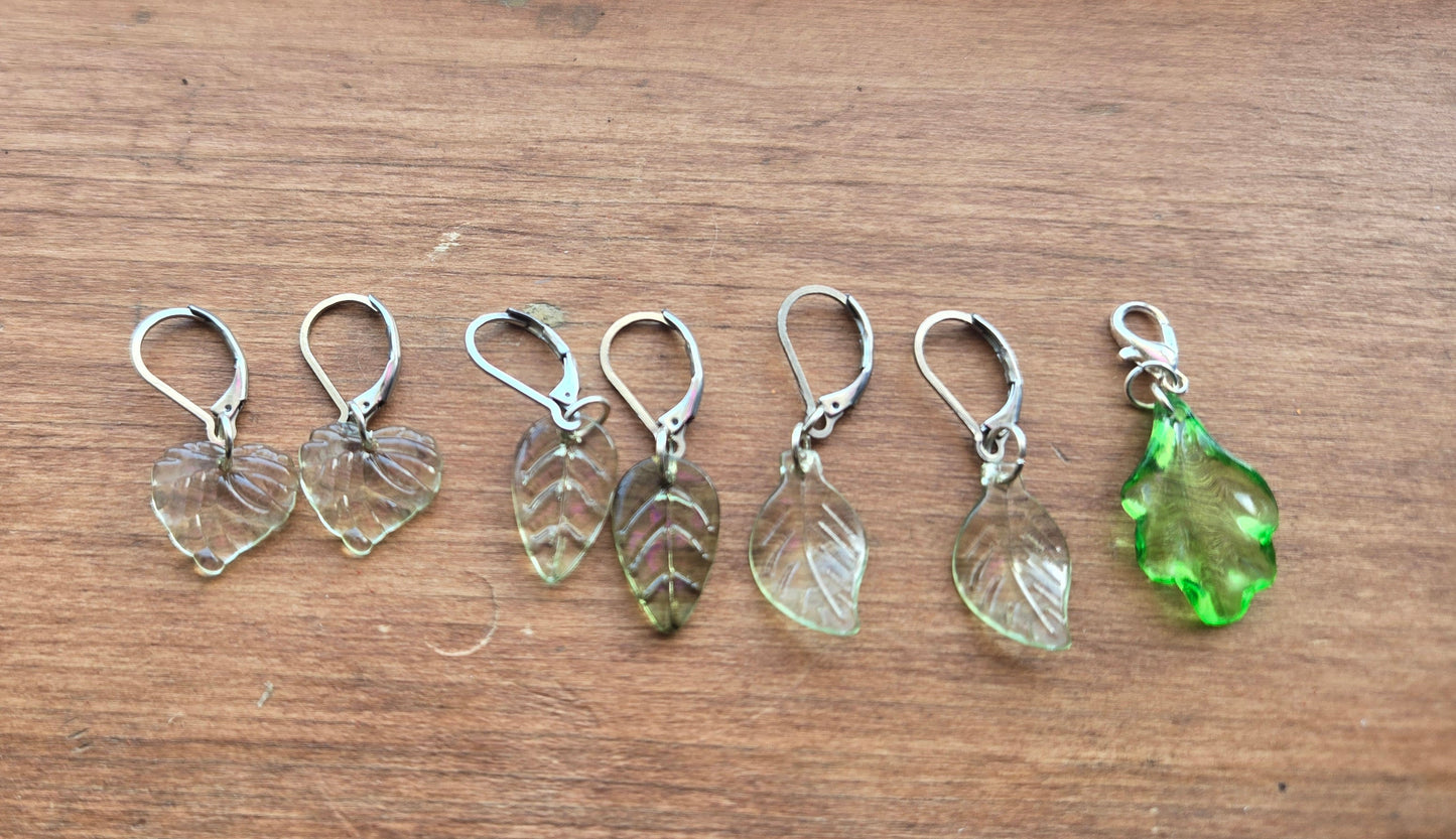 Stitch Marker-Leaves