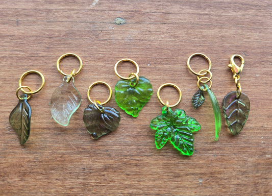 Stitch Marker-Leaves